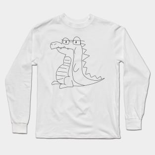 Puake line art Long Sleeve T-Shirt